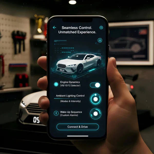 🖤2026 New Year · 40% OFF🖤Hypercar Alarm Clock 🏎️Realistic Sound & Light Effects