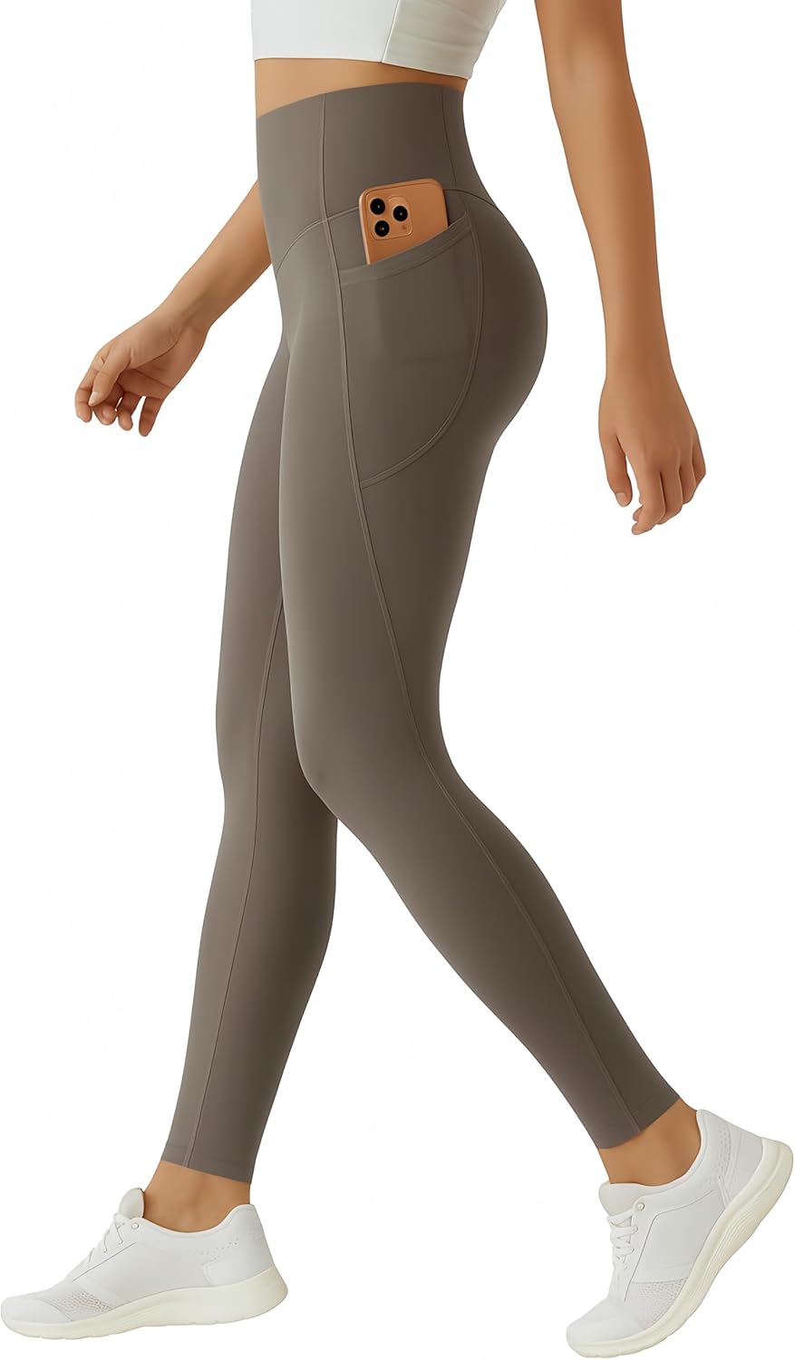 High Waisted Leggings with Pocket - Tummy Control, Butt Lifting, Squat Proof Yoga Pants