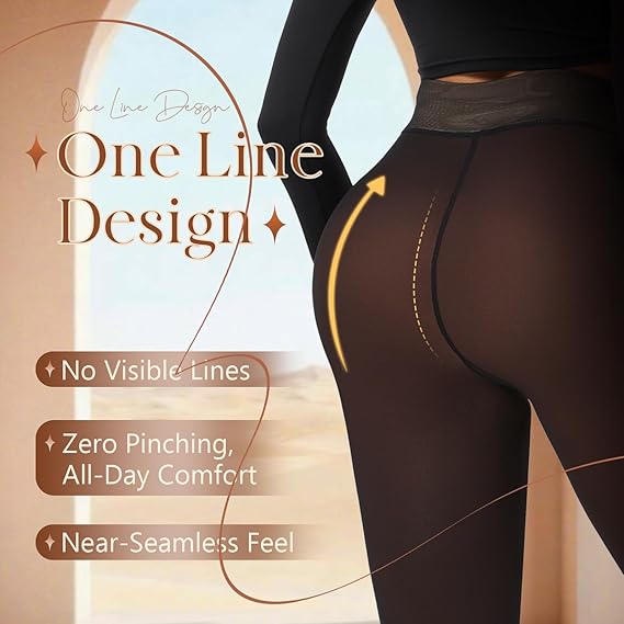 Fleece Lined Tights Leggings Women