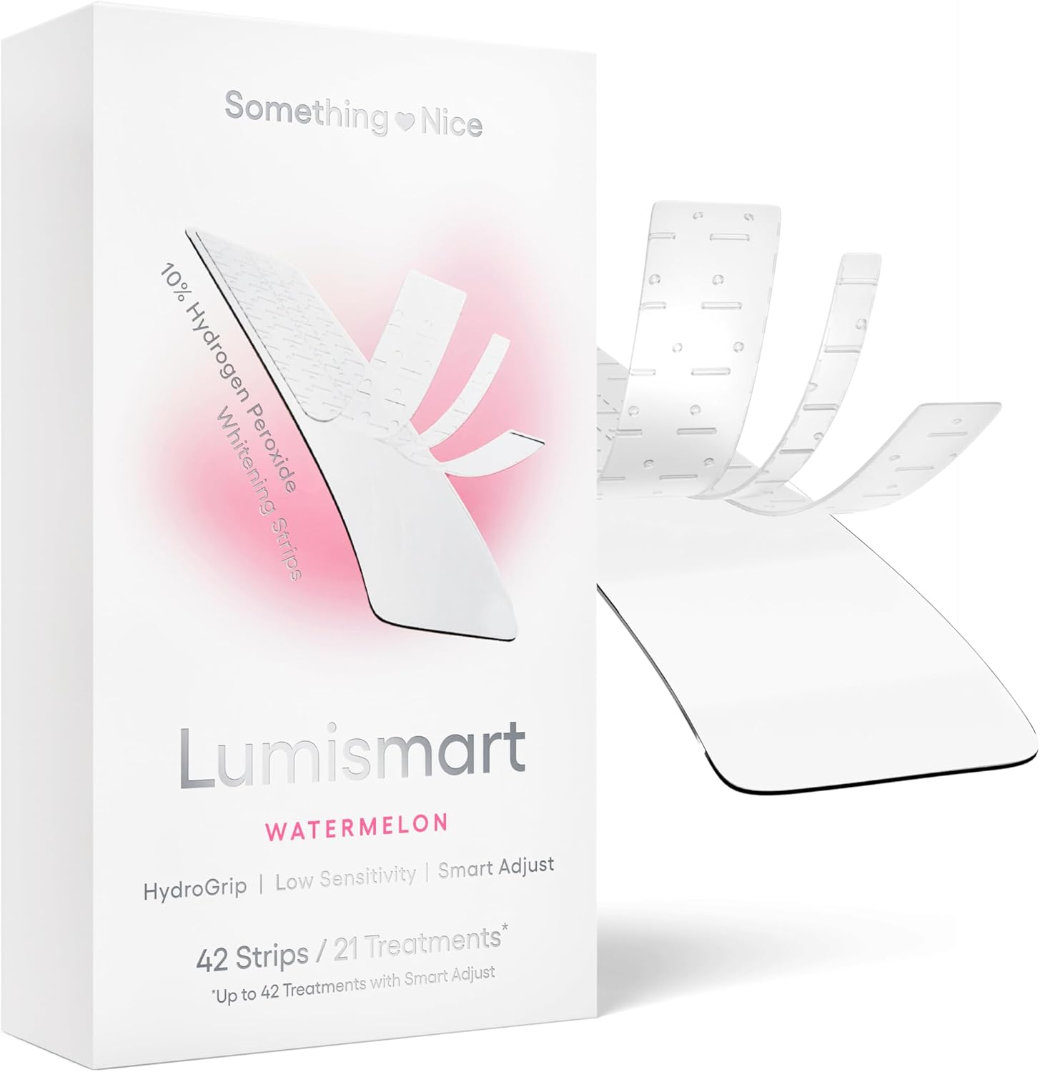 Dentist-Designed Whitening Strips for Sensitive Teeth - Enamel Safe, 42 Treatments, Smart Adjust Technology