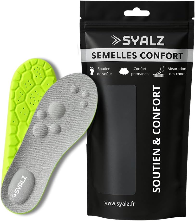 Semelles de sport pour enfants : amorti du talon et soutien de la voûte plantaire