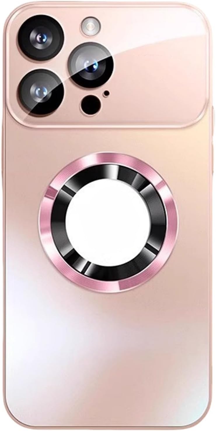 Matte Magnetic Phone Case with Full Camera Protection, Slim Anti-Fingerprint Cover