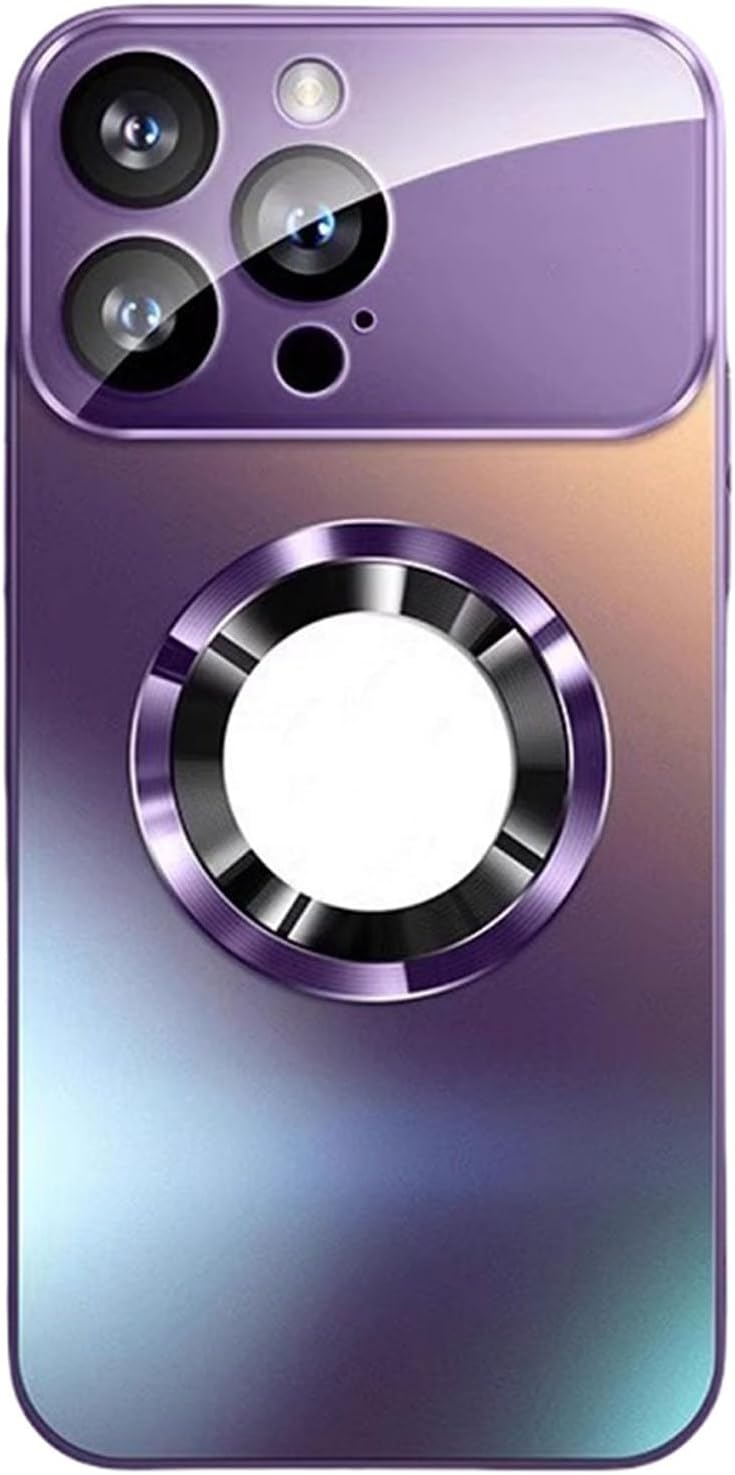 Matte Magnetic Phone Case with Full Camera Protection, Slim Anti-Fingerprint Cover