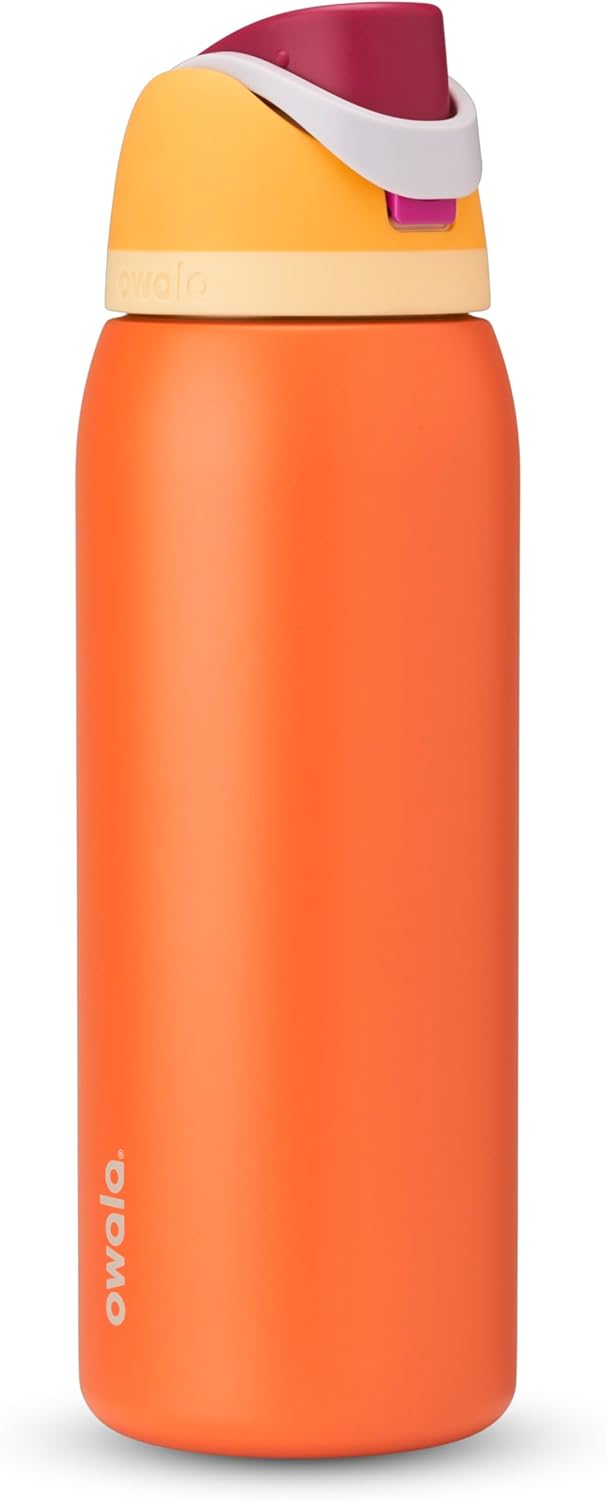 24oz Insulated Stainless Steel Water Bottle with Straw & Locking Lid - BPA-Free, 24-Hour Cold Retention