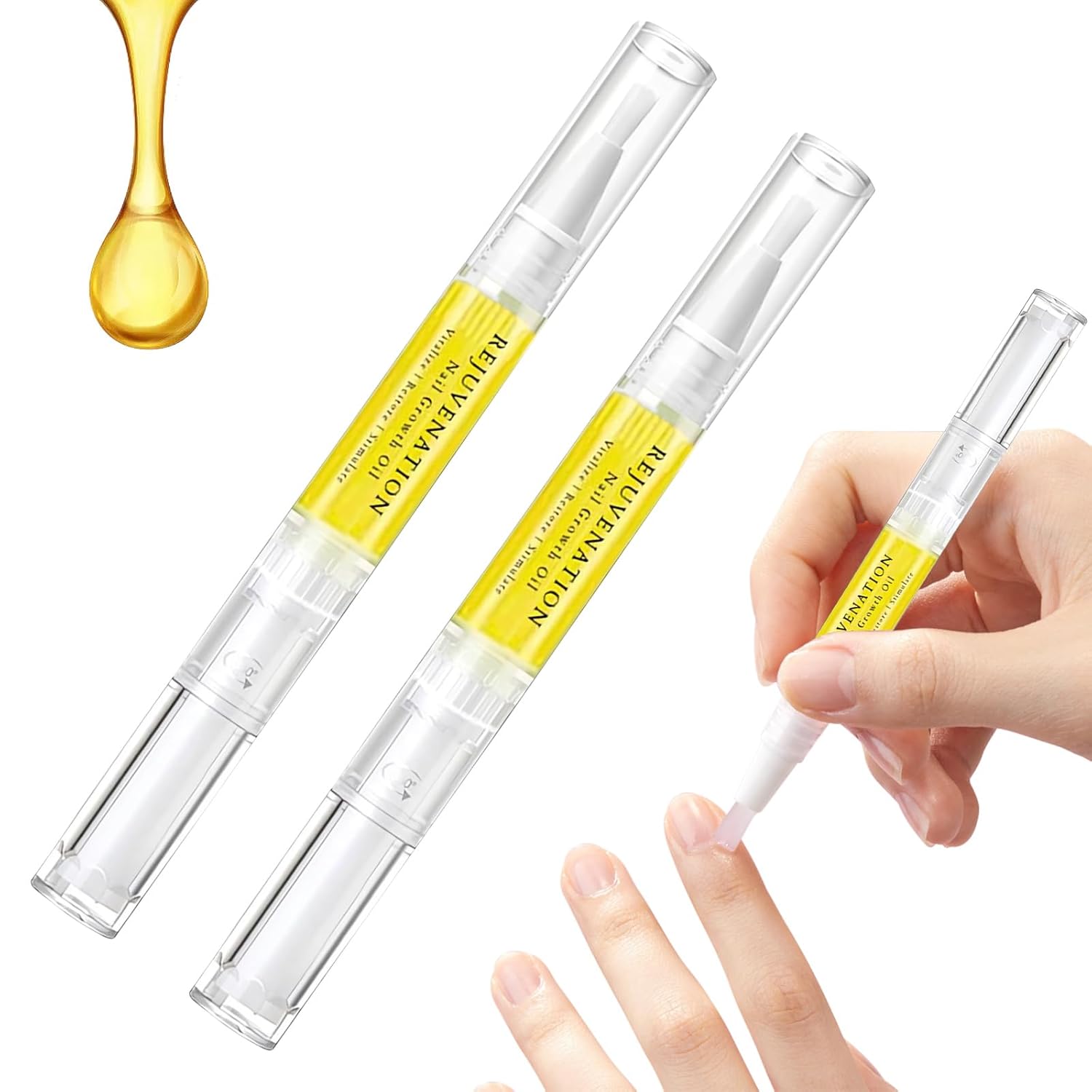 Nail Growth & Repair Oil Pen - 3 Pack for Stronger, Healthier Nails