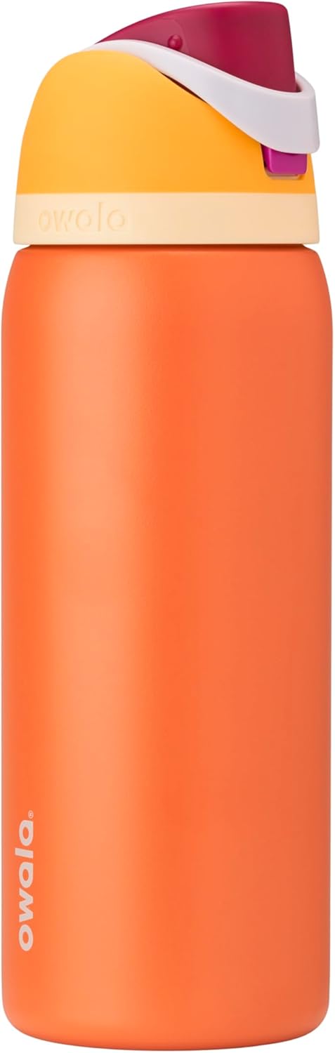 24oz Insulated Stainless Steel Water Bottle with Straw & Locking Lid - BPA-Free, 24-Hour Cold Retention