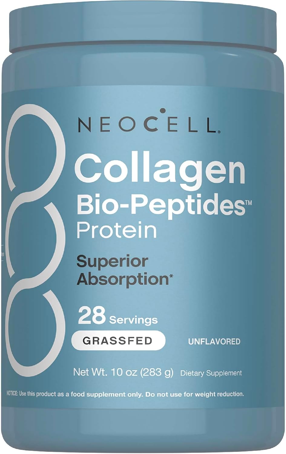 Collagen Bio-Peptides Powder 22oz | Superior Absorption for Hair, Skin & Nails | Grass-Fed Protein