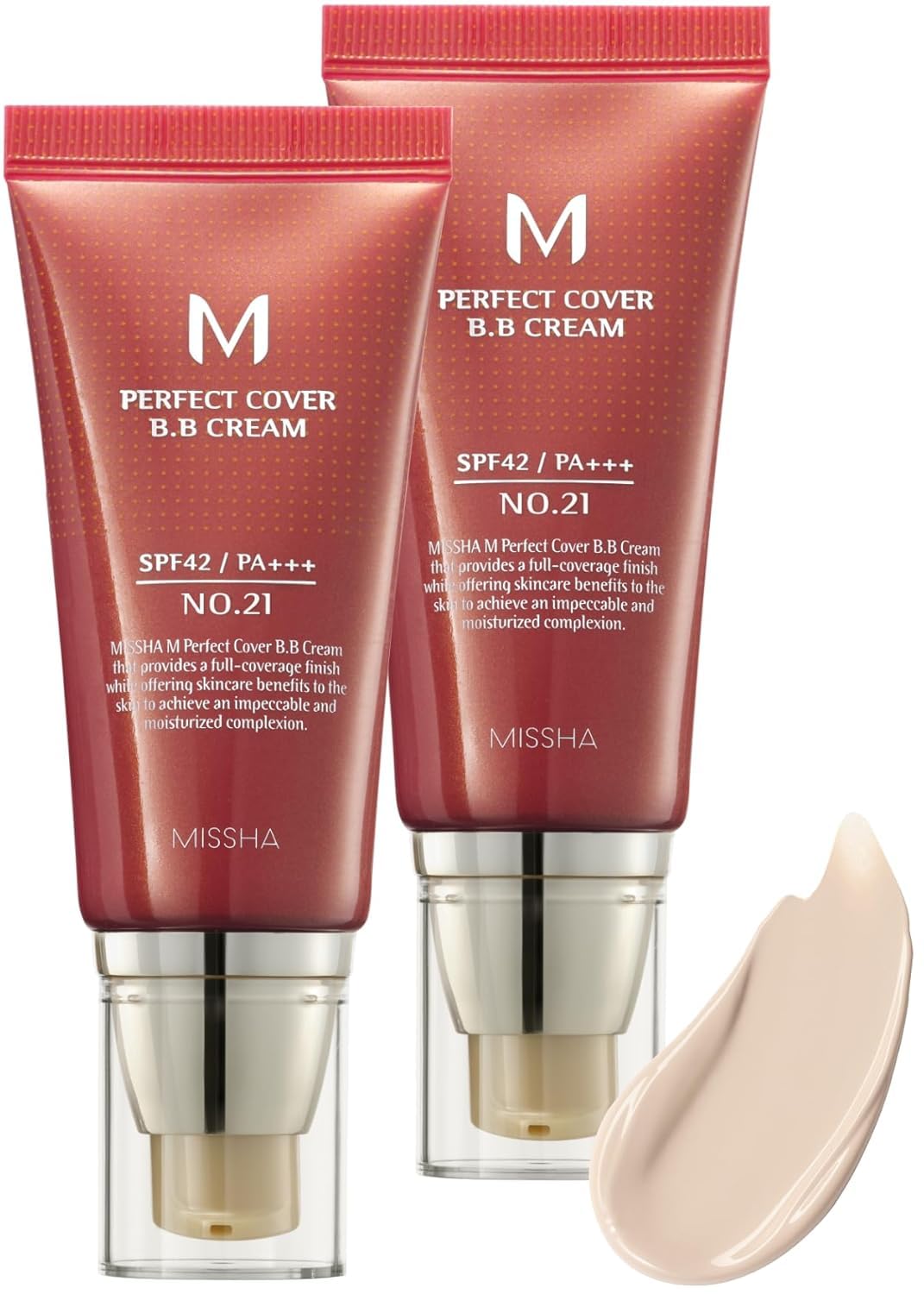 Golden Beige BB Cream SPF 42 PA+++ - All-in-One Tinted Moisturizer for Medium/Tan Skin