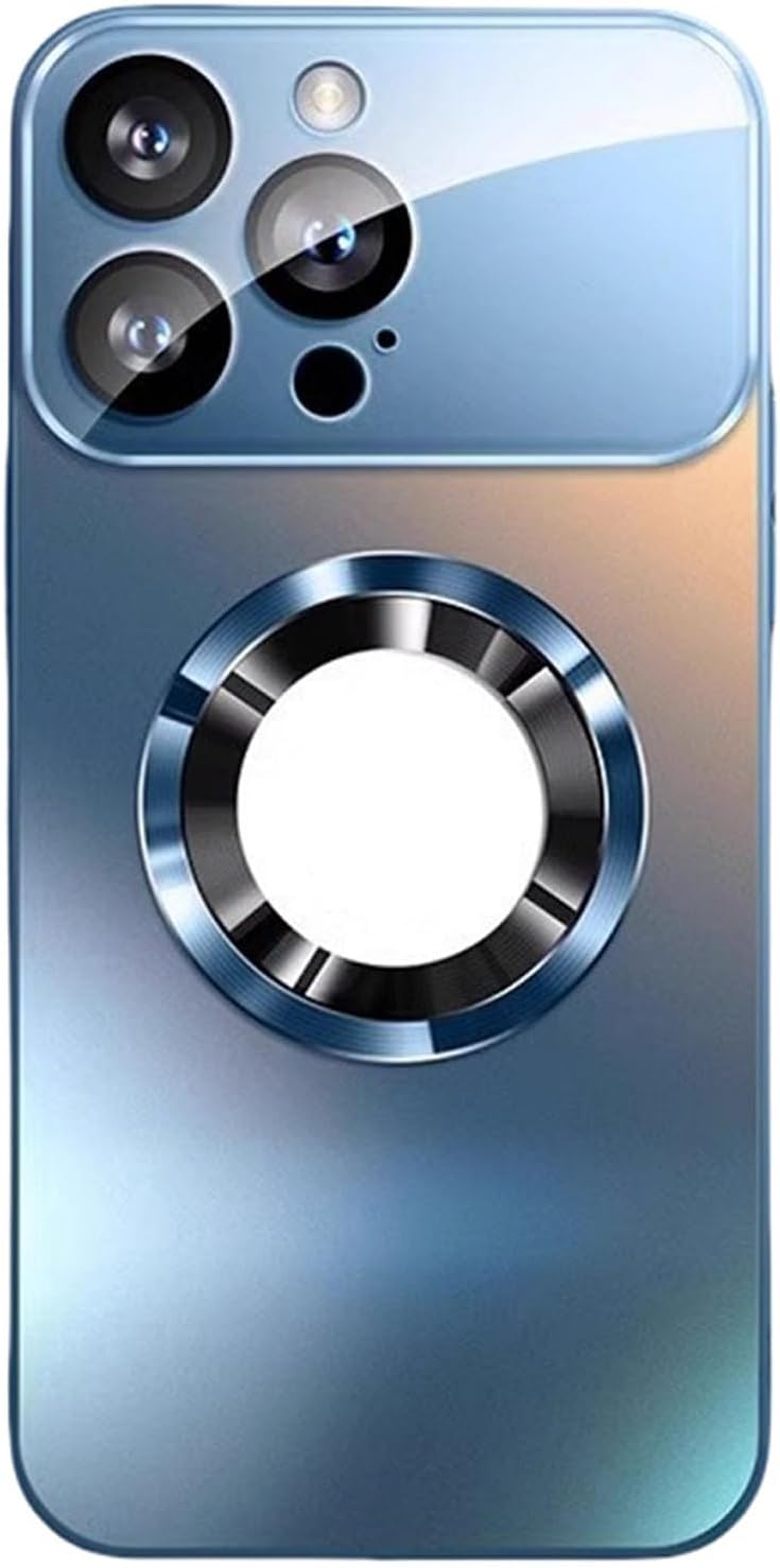 Matte Magnetic Phone Case with Full Camera Protection, Slim Anti-Fingerprint Cover
