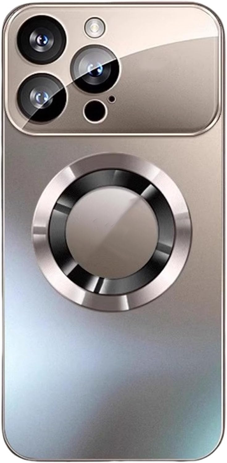 Matte Magnetic Phone Case with Full Camera Protection, Slim Anti-Fingerprint Cover
