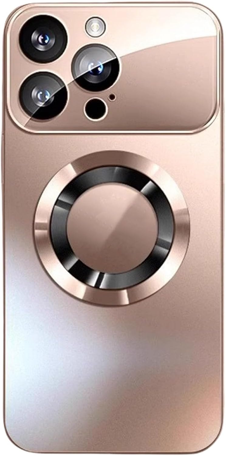 Matte Magnetic Phone Case with Full Camera Protection, Slim Anti-Fingerprint Cover
