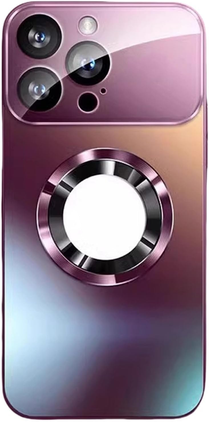 Matte Magnetic Phone Case with Full Camera Protection, Slim Anti-Fingerprint Cover