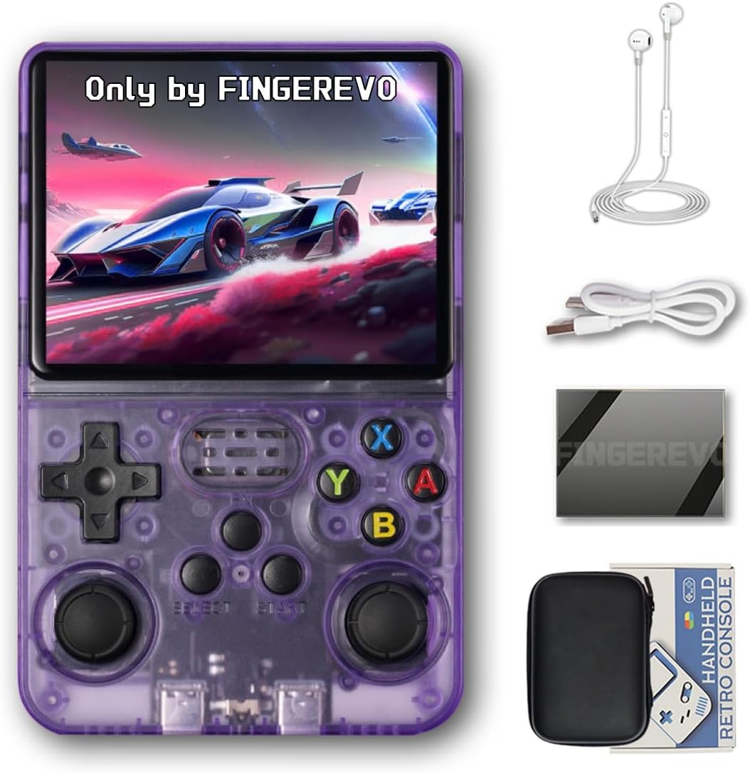 Handheld Game Console with 3.5-inch IPS Screen, 3200mAh Battery, Open Source System