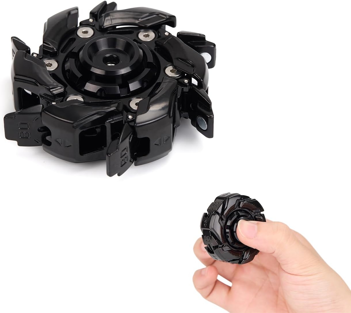 Metal Fidget Spinner with Spin-Activated Transformation - Viral Stress Relief Toy
