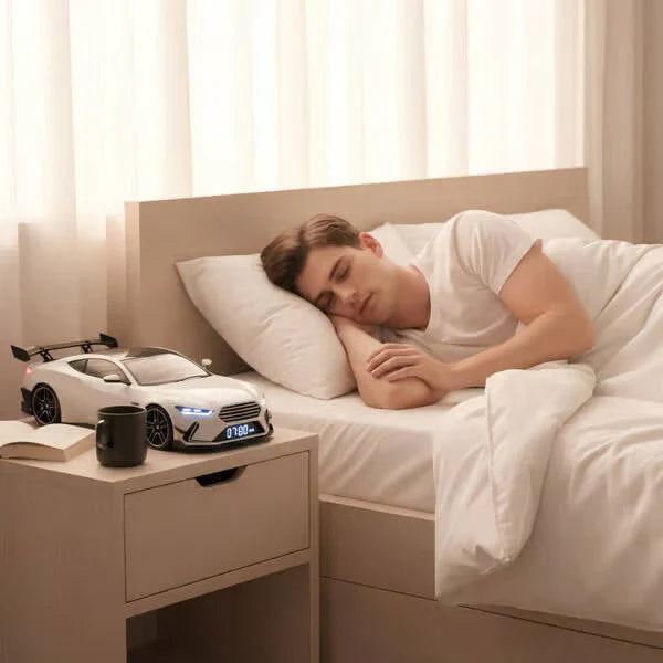 🖤2026 New Year · 40% OFF🖤Hypercar Alarm Clock 🏎️Realistic Sound & Light Effects