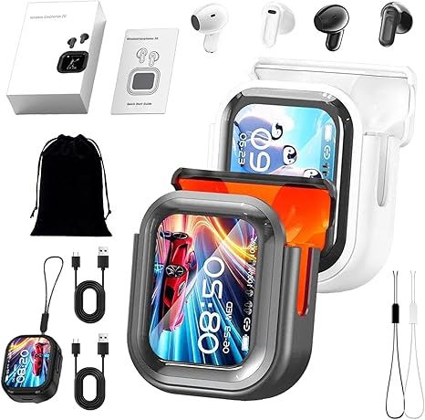 Bluetooth 6.0 Earbuds – Immersive 3D Sound, AI Translator, Waterproof & Noise Cancelling
