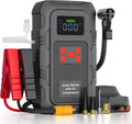 5000A Portable Car Jump Starter for 10.0L Gas/8.0L Diesel Engines with LCD Display