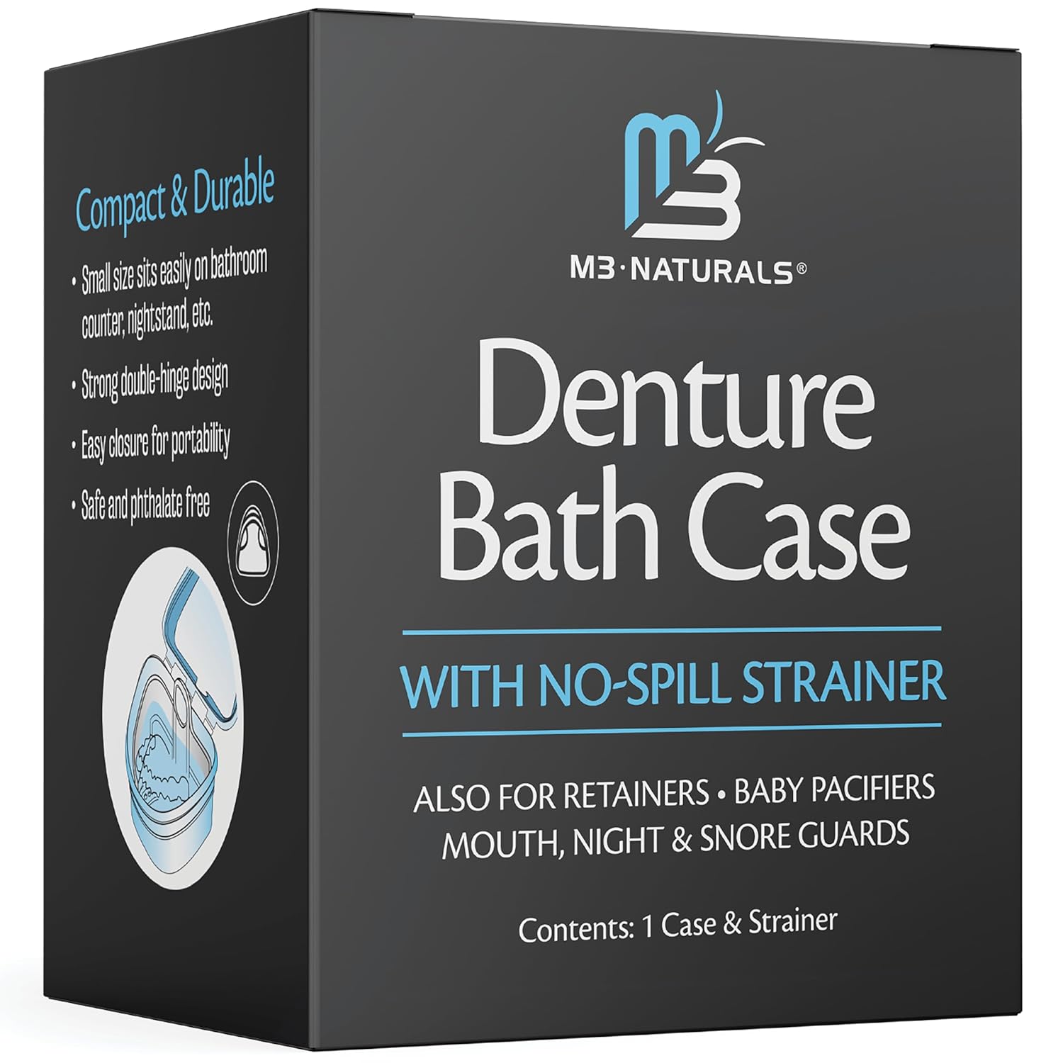 Extra Strength Dental Appliance Cleaner Tablets, 4 Month Supply, Removes Stains & Odors