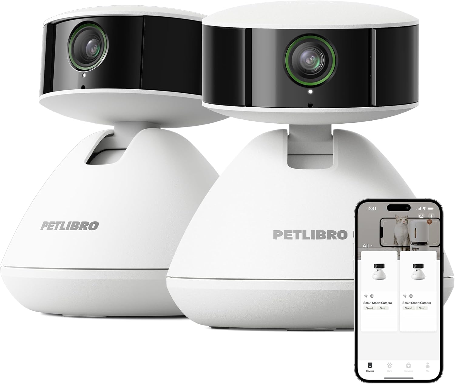 AI Pet Camera with Multi-Pet Recognition, 360° View & Smart Activity Summaries