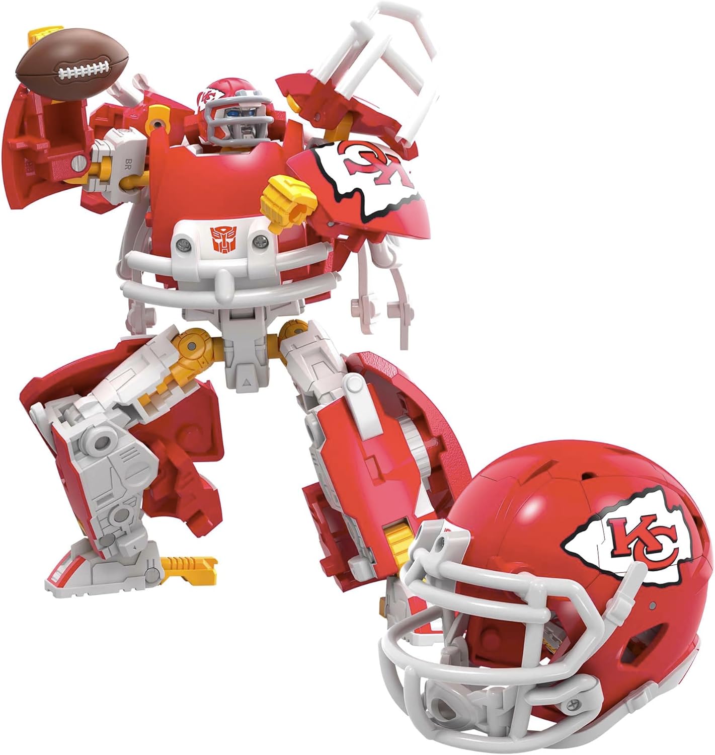 NFL Green Bay Packers Transforming Robot to Helmet 5.5-Inch Action Figure for Ages 8+
