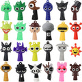 12PCS Italian Meme Action Figures, 2.5in Funny Shark Toys, Multi-Use Keychain Decor for Office & Room