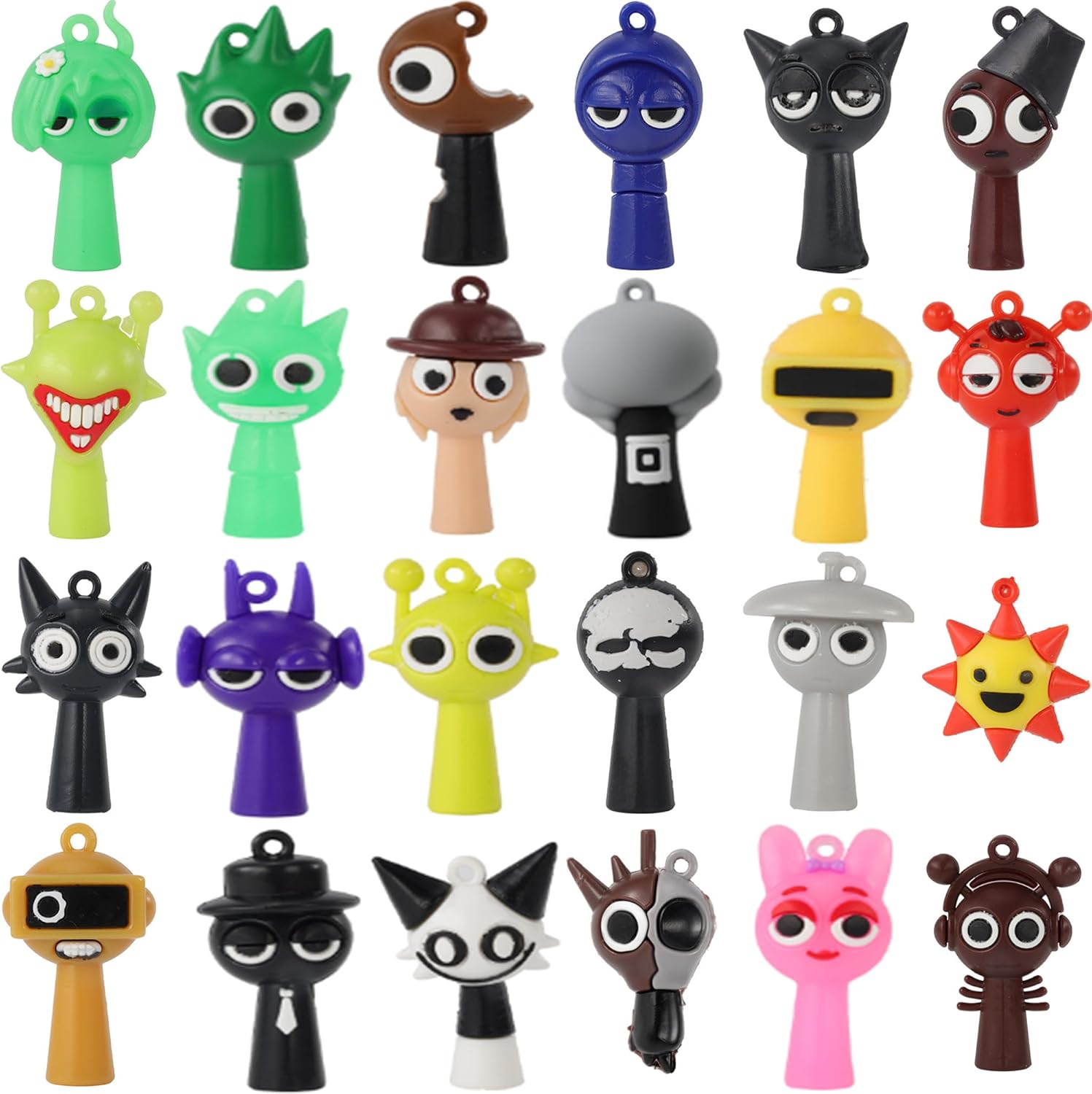 12PCS Italian Meme Action Figures, 2.5in Funny Shark Toys, Multi-Use Keychain Decor for Office & Room