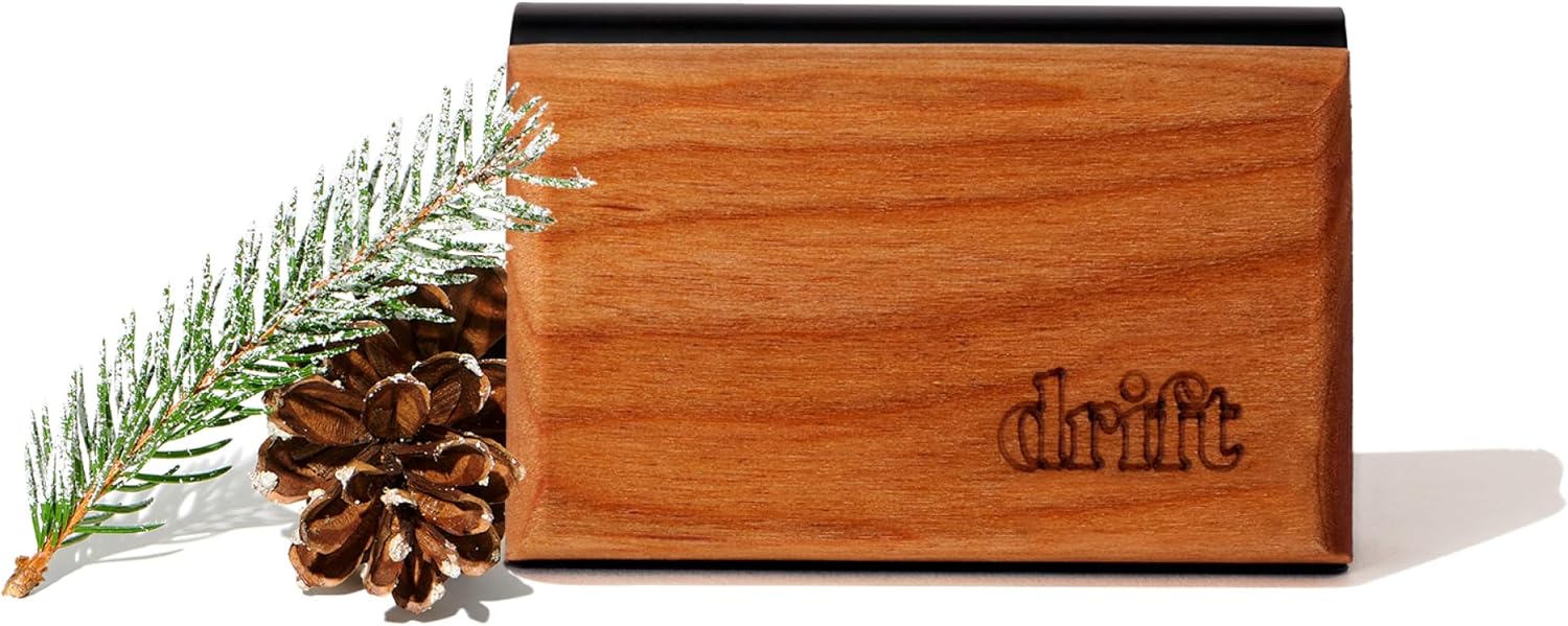 Premium Wood Car Air Freshener | Long-Lasting Teak Scent | Natural Essential Oils