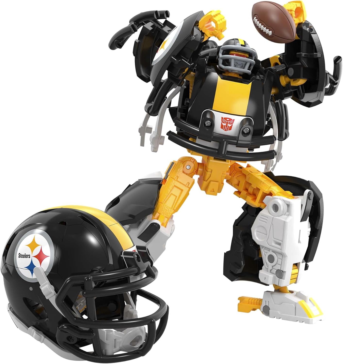 NFL Green Bay Packers Transforming Robot to Helmet 5.5-Inch Action Figure for Ages 8+