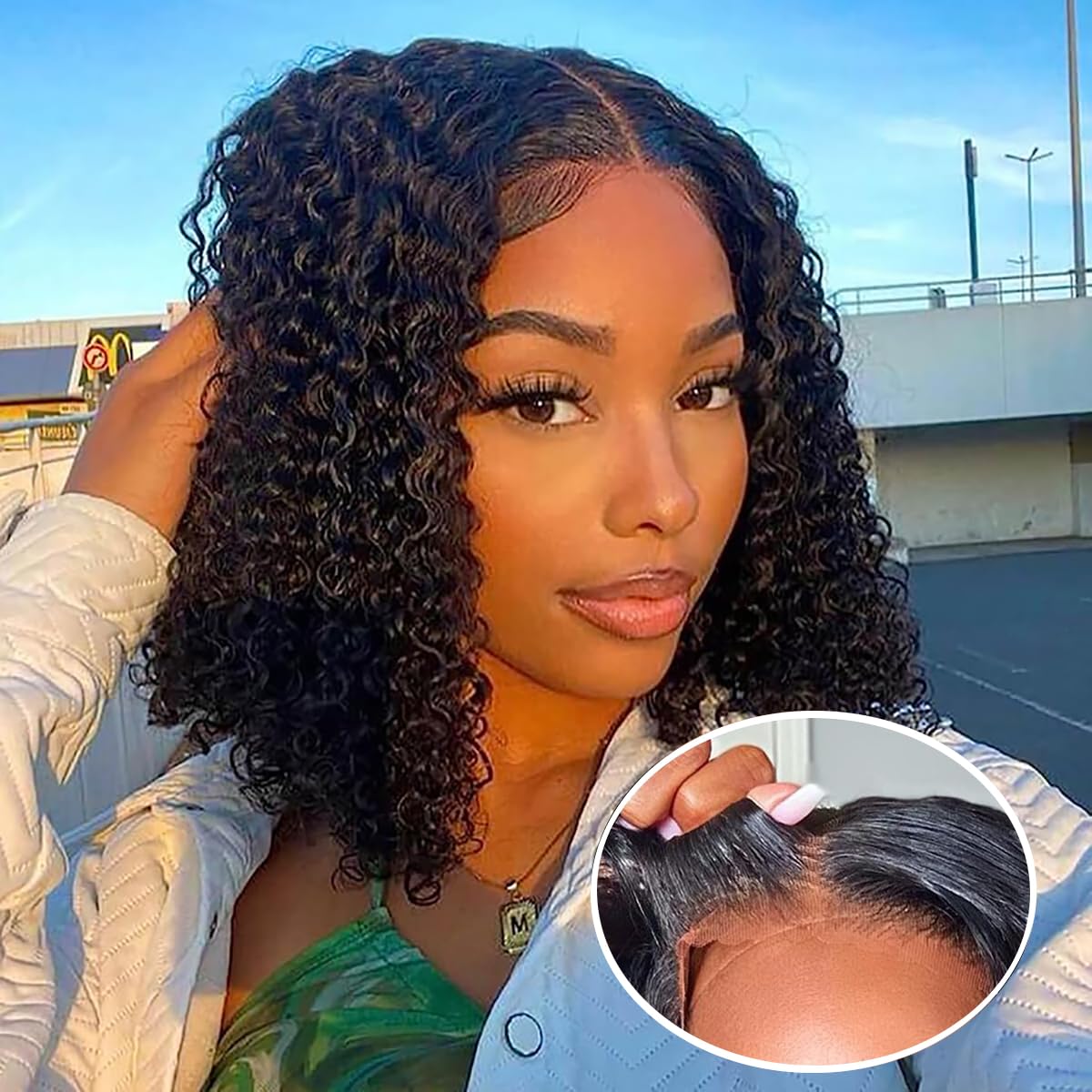613 Blonde 28-Inch Body Wave Human Hair Wig with 13x6 HD Transparent Lace Front
