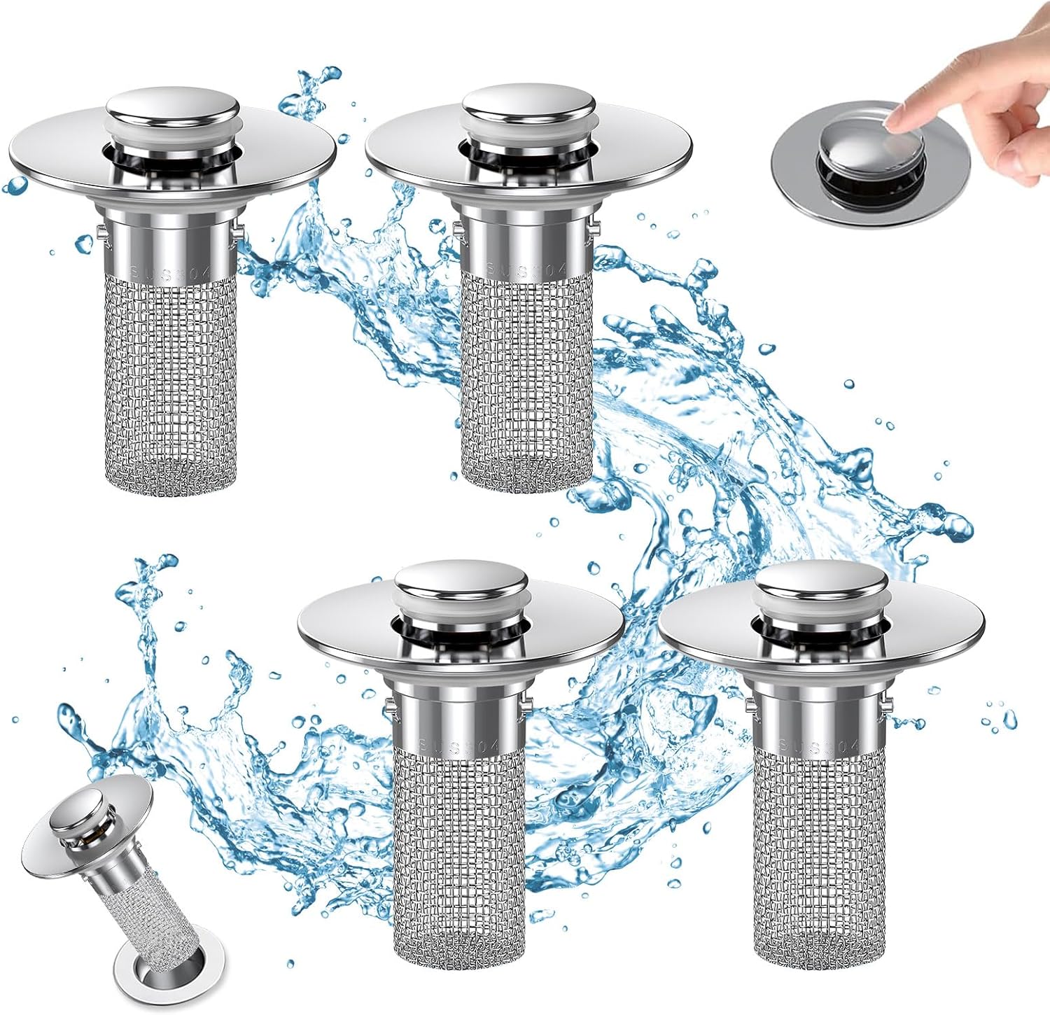 Bathroom Sink Drain Strainer