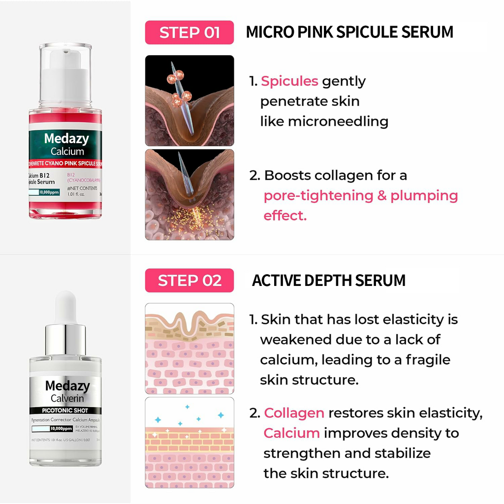 Final 3 Hours: 60%OFF🔥 Gifted Collagen Boost 5-Step Set Calcium Collagen Balm for Firming & Pore Care