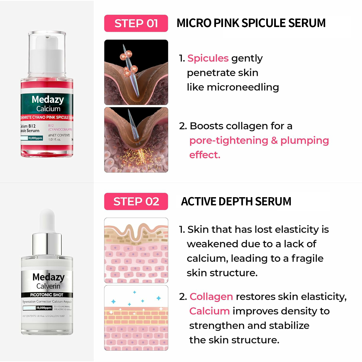 Final 3 Hours: 60%OFF🔥 Gifted Collagen Boost 5-Step Set Calcium Collagen Balm for Firming & Pore Care