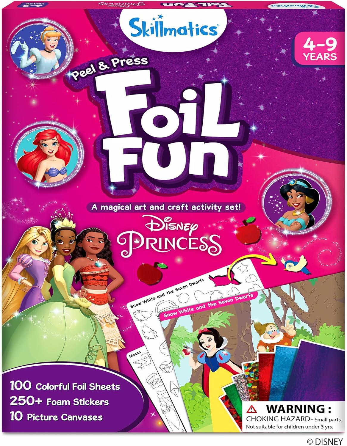 Foil Fun Holiday Art & Craft Kit for Kids Ages 4-9, Mess-Free Creative Activity