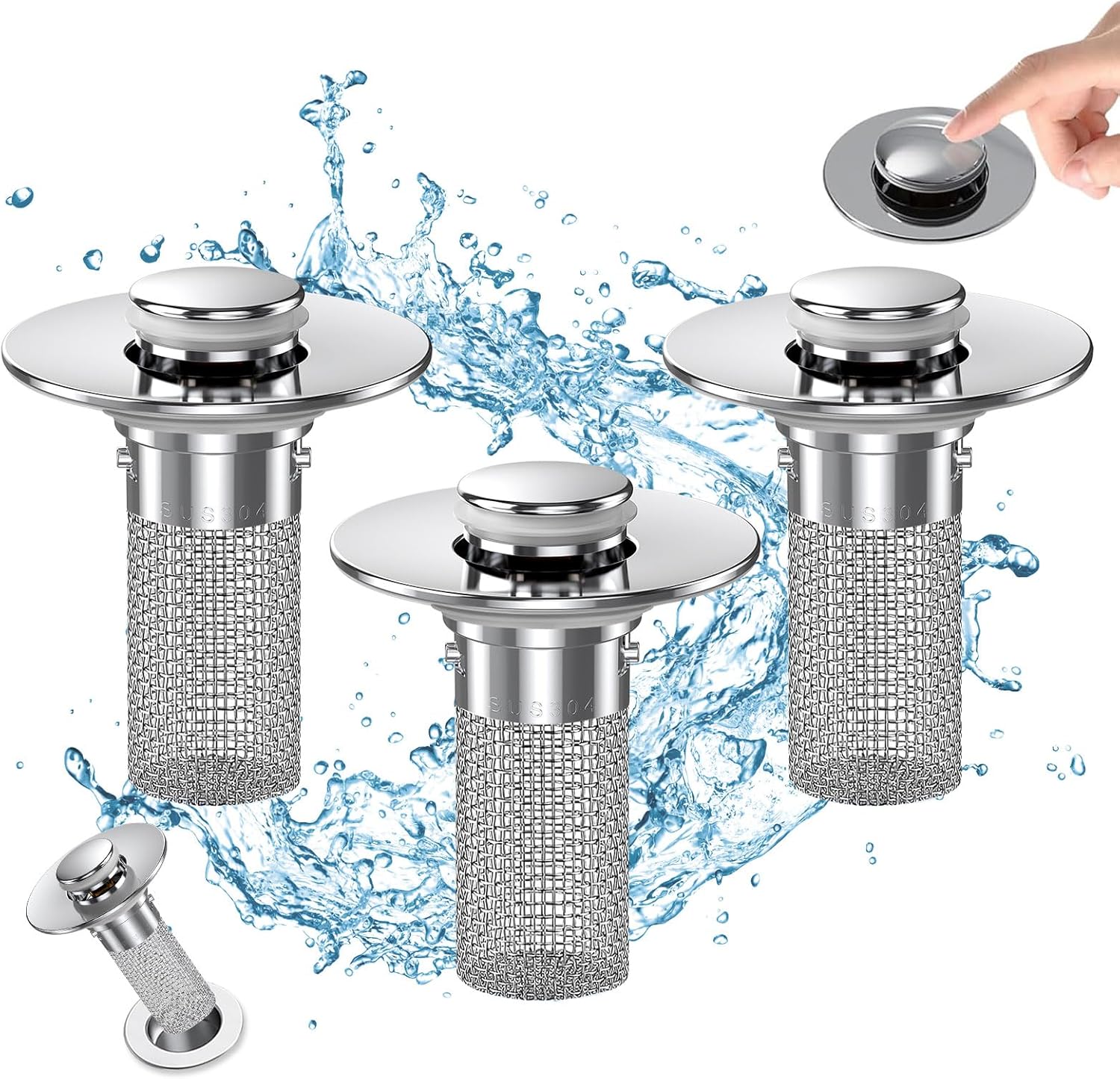 Bathroom Sink Drain Strainer