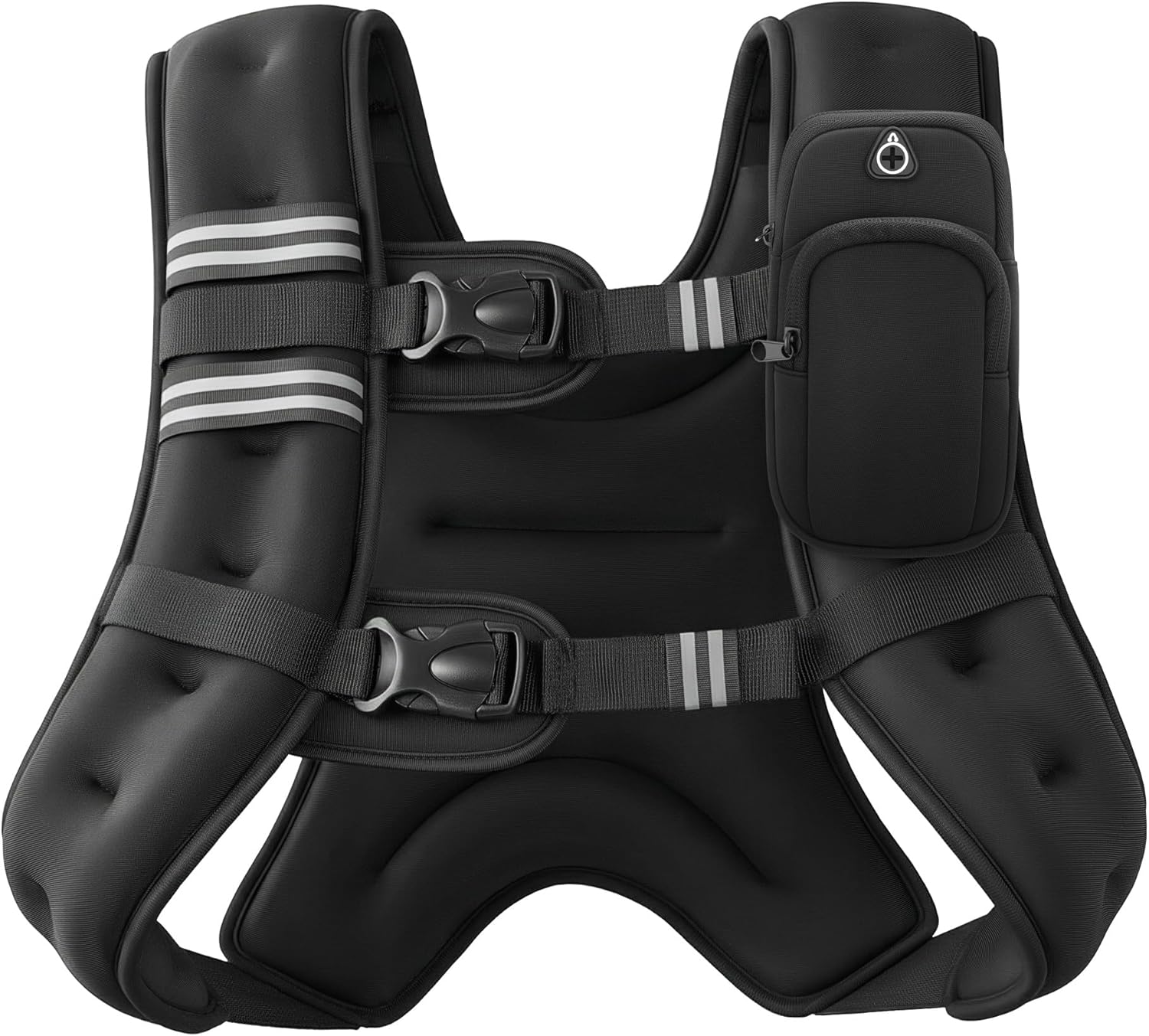 Adjustable Weighted Vest for Men & Women, 6-30lb Weight Vest for Fitness & Running