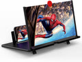 12" HD Phone Screen Magnifier - 3D Amplifier Projector for Movies & Gaming