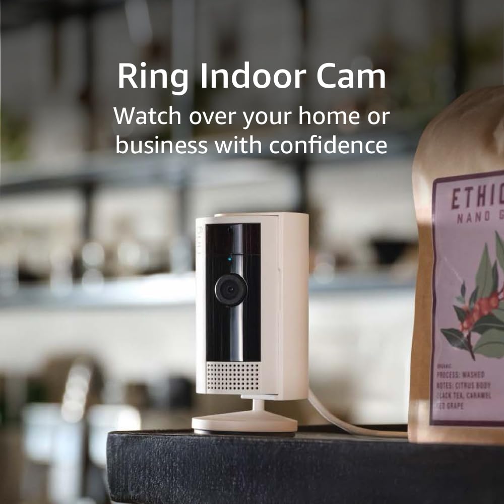 Indoor Security Camera with 1080p HD Video - Color Night Vision, Two-Way Talk, Motion Alerts & Privacy Cover