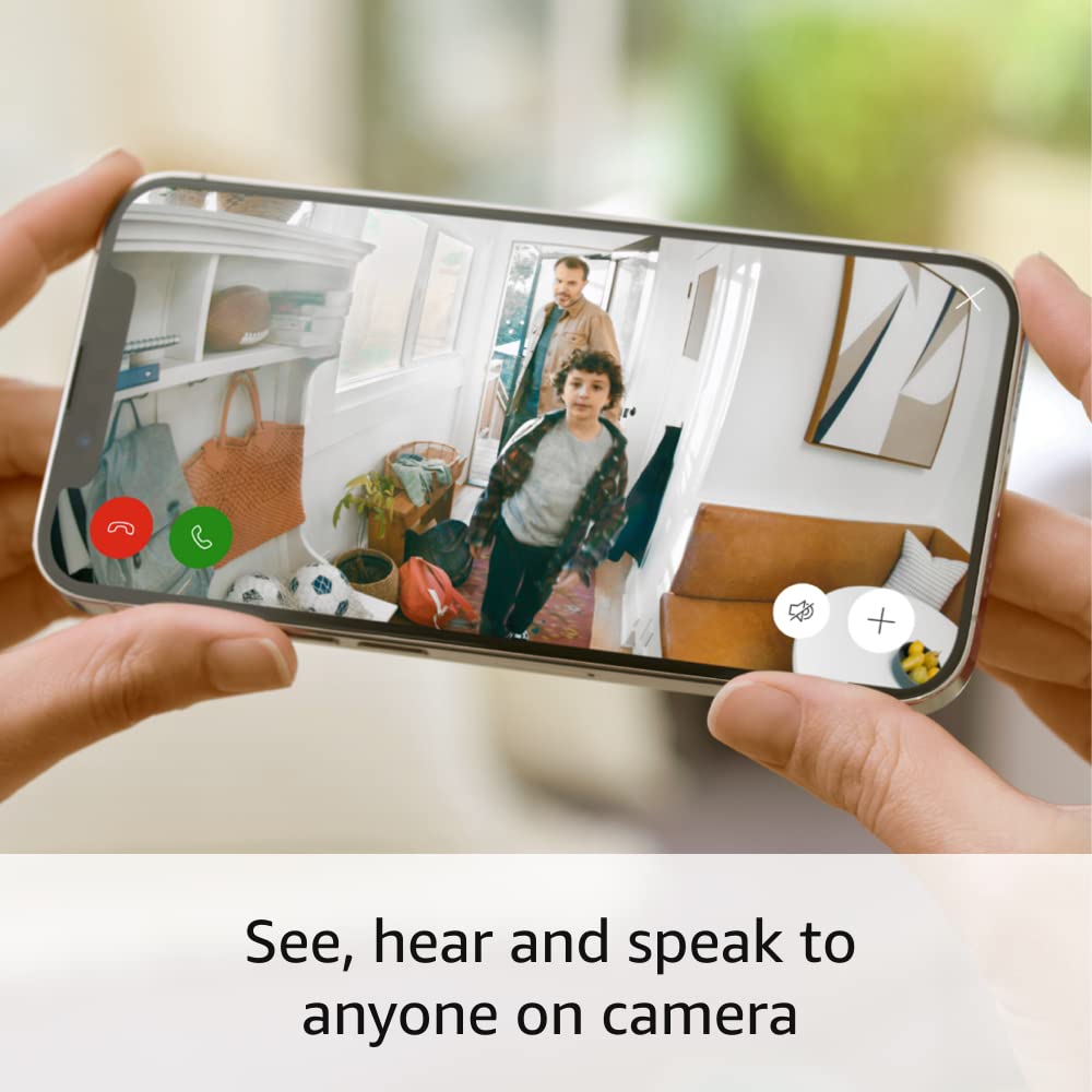 Indoor Security Camera with 1080p HD Video - Color Night Vision, Two-Way Talk, Motion Alerts & Privacy Cover