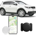 GPS Tracker for Vehicles - Real Time Car Locator with Apple Find My, No Subscription | Magnetic Case (Black)