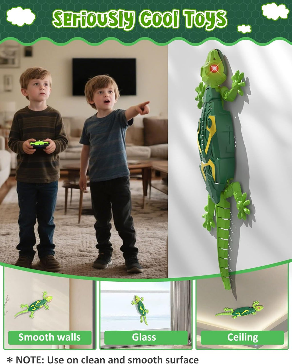 Remote Control Wall Climbing Lizard Toy