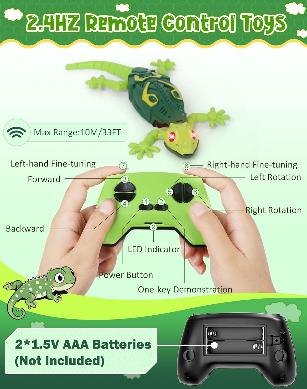 Remote Control Wall Climbing Lizard Toy