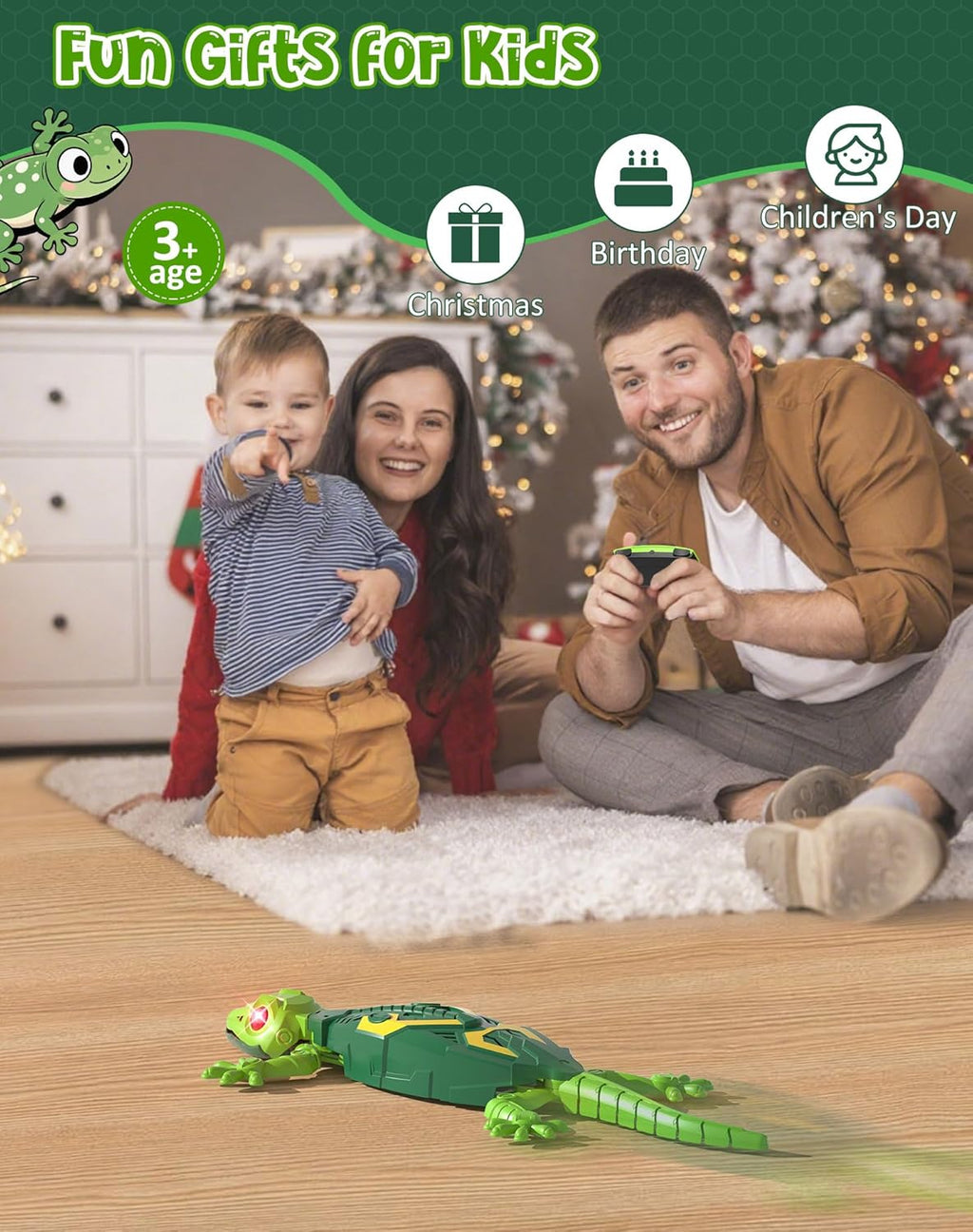 Remote Control Wall Climbing Lizard Toy