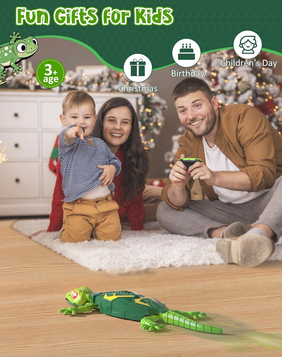 Remote Control Wall Climbing Lizard Toy