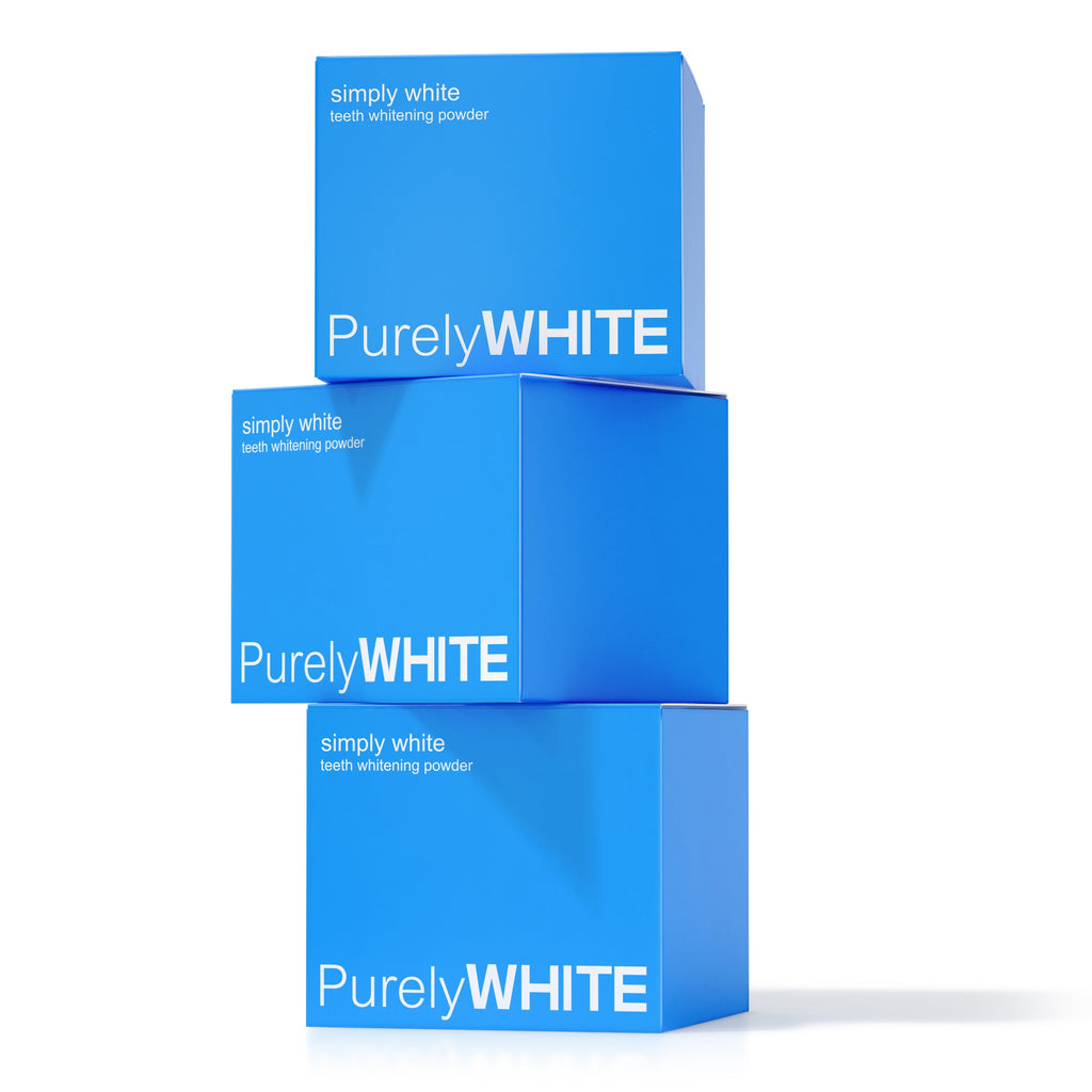 PurelyWHITE | Teeth Whitening Powder | InstantWhitening and Stain Removal, Oral Stain RemoverFor Sensitive Teeth
