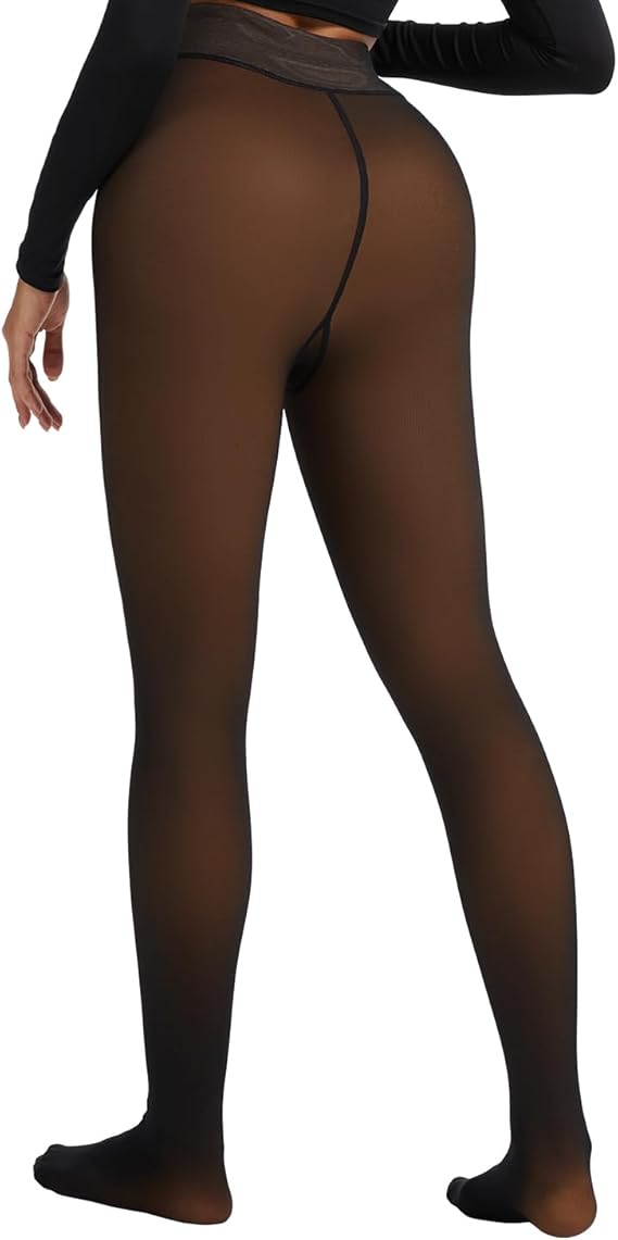 Fleece Lined Tights Leggings Women