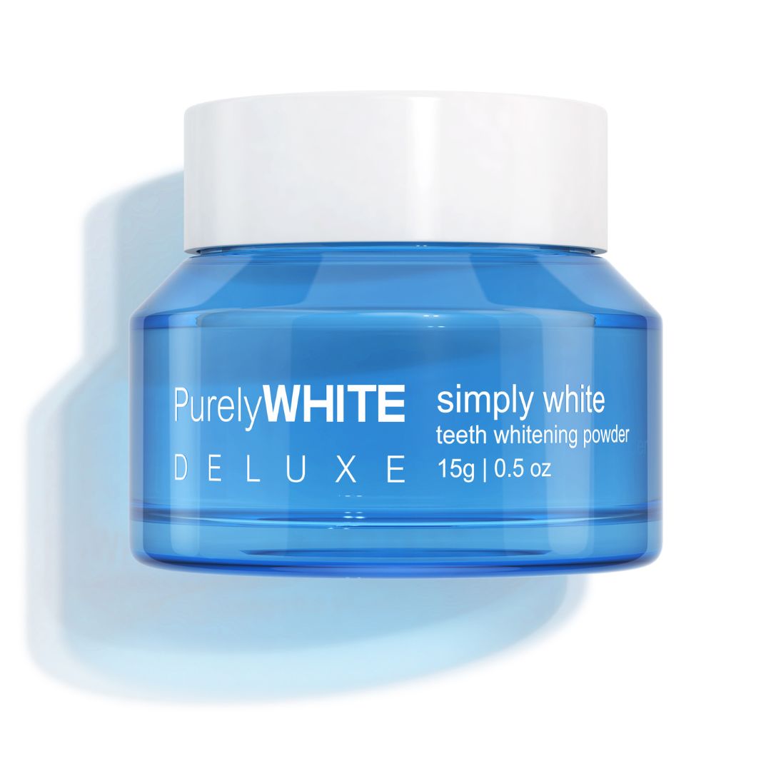 PurelyWHITE | Teeth Whitening Powder | InstantWhitening and Stain Removal, Oral Stain RemoverFor Sensitive Teeth