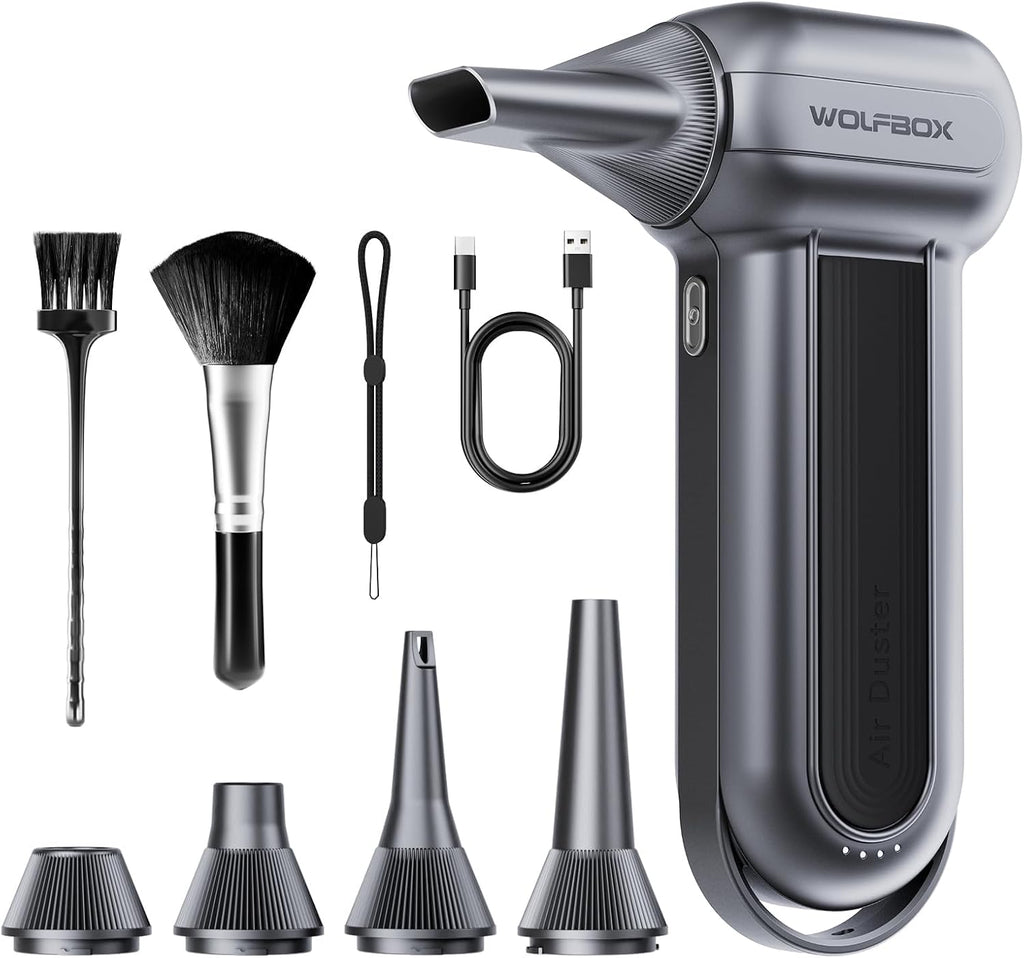 150,000RPM Cordless Air Duster with 3-Speed Adjustable & 45m/s Turbo Power