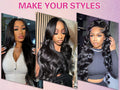 13x4 HD Lace Front Human Hair Wig Body Wave 22 Inch Pre Plucked 200 Density