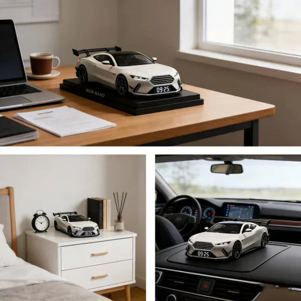 🖤2026 New Year · 40% OFF🖤Hypercar Alarm Clock 🏎️Realistic Sound & Light Effects