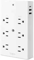9-in-1 Smart Plug Outlet Extender with 3 Smart Outlets, 18W USB-C Fast Charging & Night Light